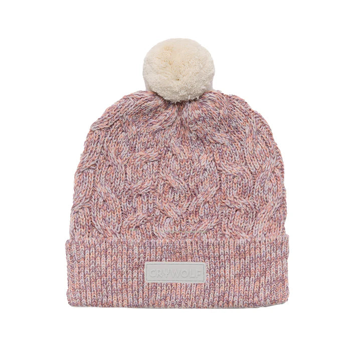 Crywolf Pom Pom Beanie - Heather Speckle