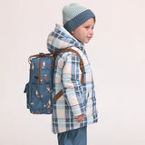 Crywolf Reversible Eco-Puffer - Blue Plaid