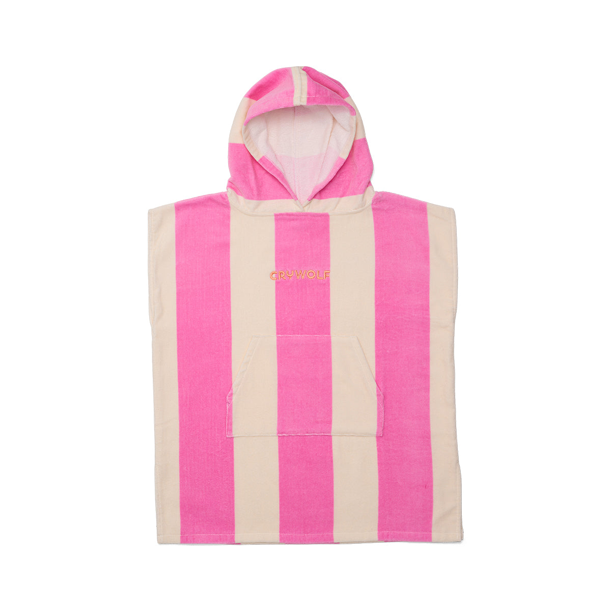Crywolf Hooded Towel - Candy Stripe