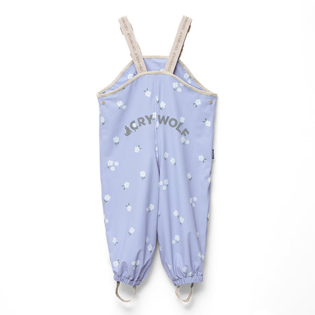 Crywolf Rain Overalls - Floral Periwinkle