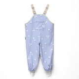 Crywolf Rain Overalls - Floral Periwinkle