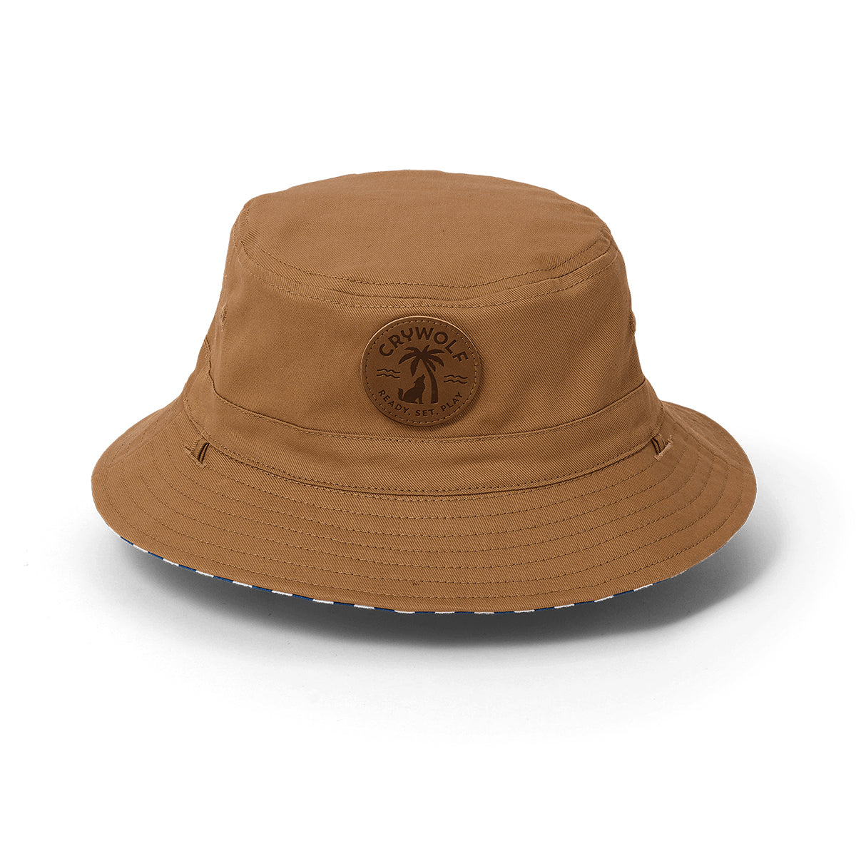 Crywolf Reversible Bucket Hat - Deep Sea Stripe
