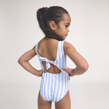 Crywolf Swimsuit - Sky Blue Stripe
