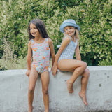 Crywolf Swimsuit - Sky Blue Stripe