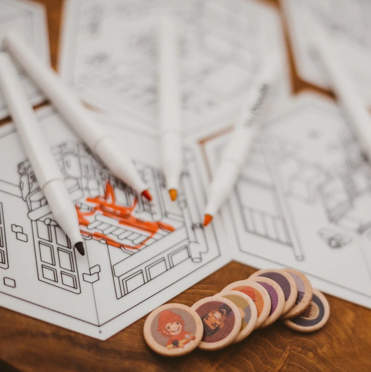 Hey Doodle Story Stacks - Fire Station