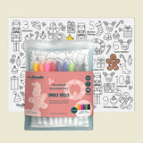 Hey Doodle Reusable Colouring Mat - Jingle Bells
