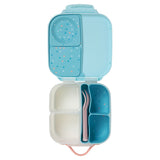 b.box Silicone Bento Tray Mini Lunchbox  - Confetti