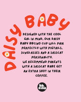 bbcino 350ml BiggieCino Cup - Daisy Baby