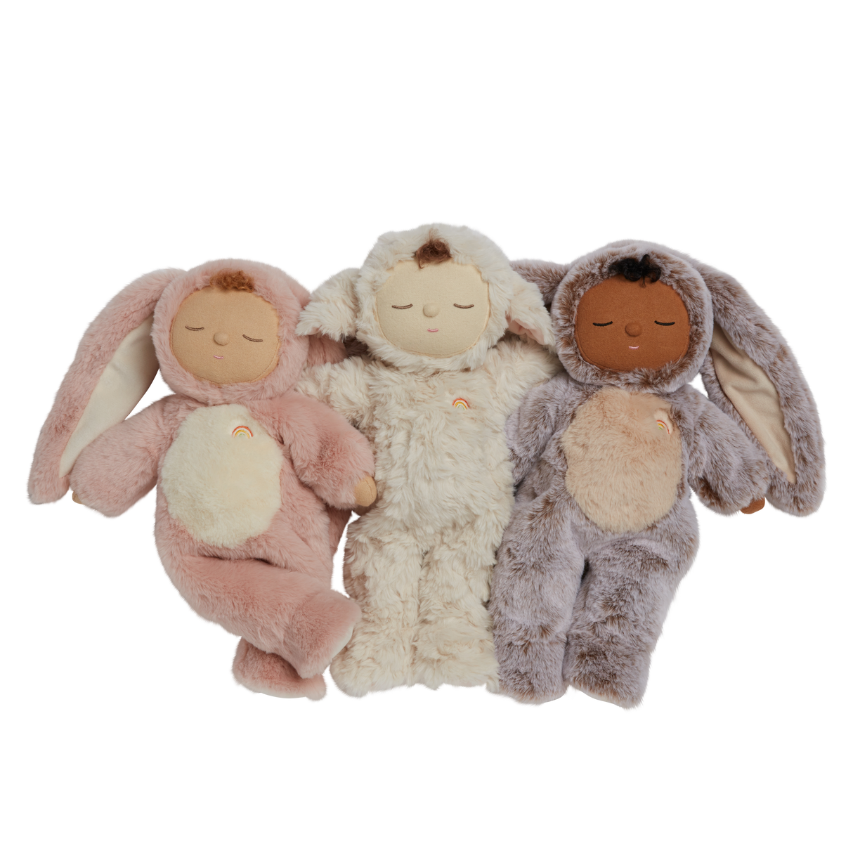 Olliella Cozy Dinkums Bunny - Muffin - Cocoa Cream