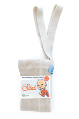 Silly Silas Footed Tights - Cream Blend