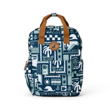 Crywolf Mini Backpack - Blue Postcards