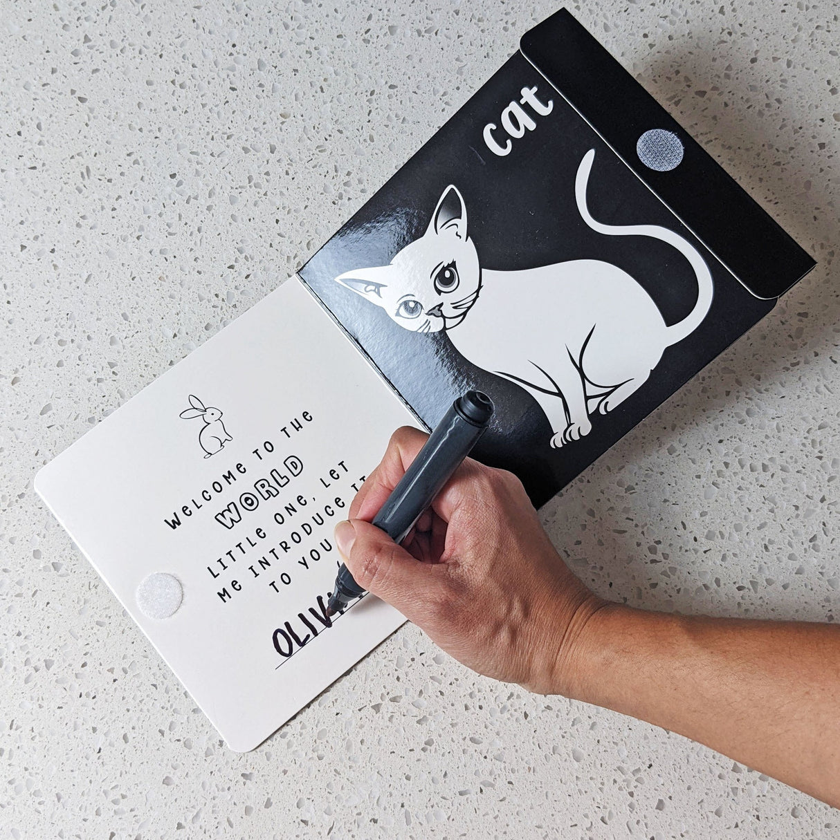 Young Wonderer High Contrast Book - Welcome To The World Little One