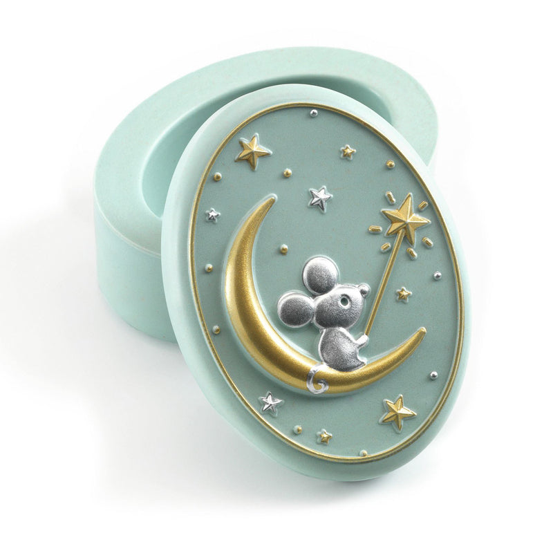 Djeco Pastel Tooth Box - Green