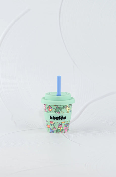 bbcino 120mL BabyCino Cup - Party Animal (Green)