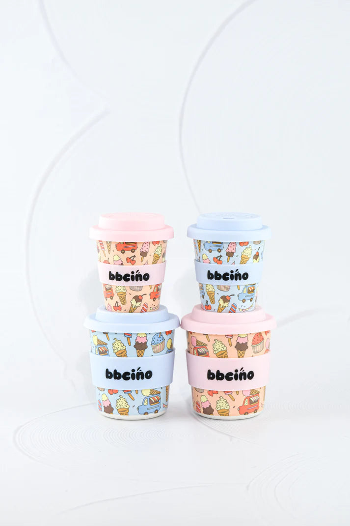 bbcino 120mL Babycino Cup - Scoops (Pink)