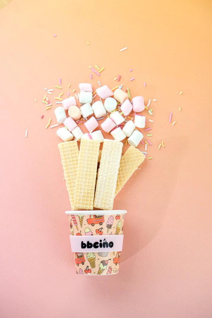 bbcino 120mL Babycino Cup - Scoops (Pink)