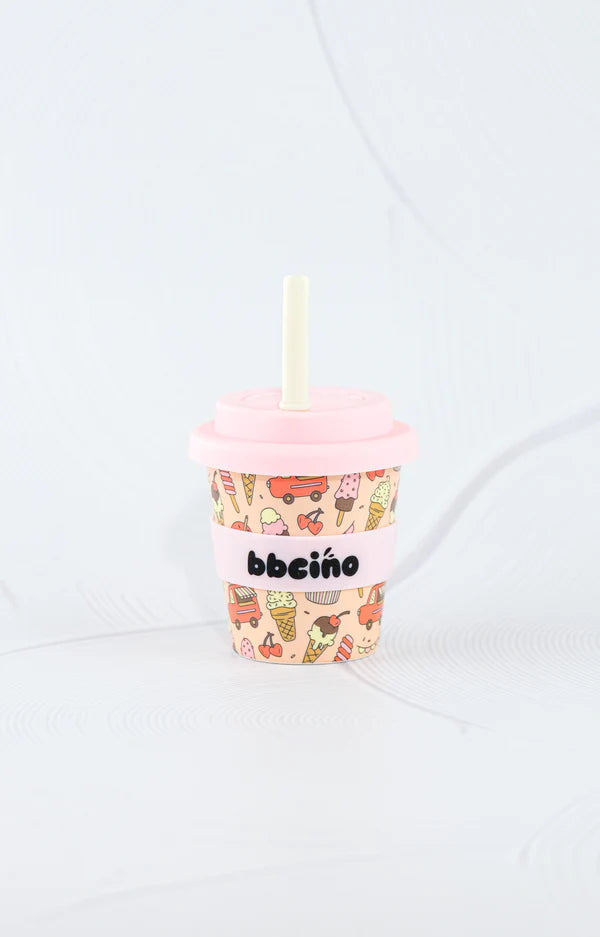 bbcino 120mL Babycino Cup - Scoops (Pink)