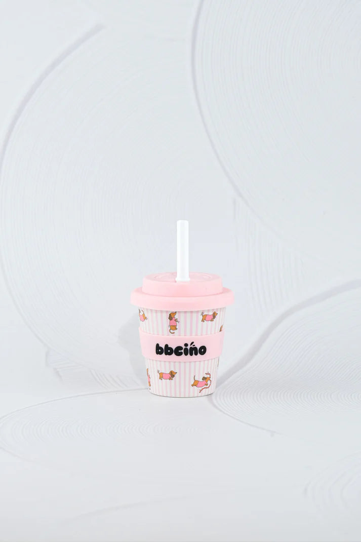 bbcino 120mL Babycino Cup - Dash (Pink)