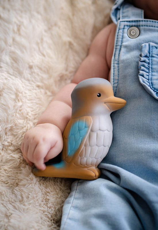 Tikiri Kookaburra Teether/Bath Toy