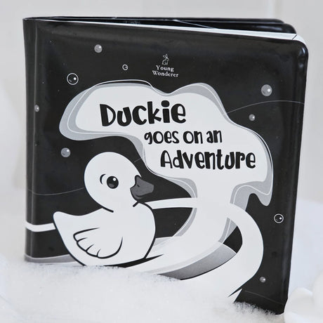 Young Wonderer High Contrast Bath Book - Duckie Goes On An Adventure