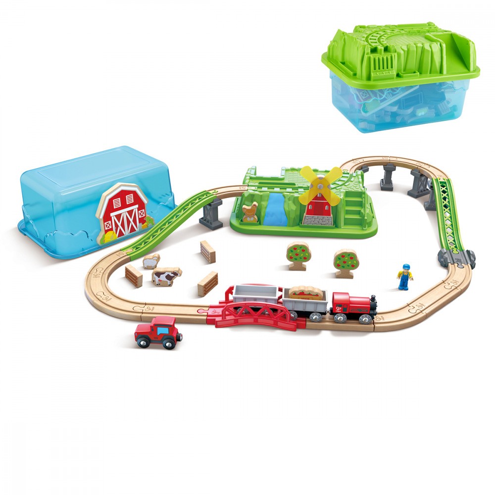 Hape Countryside Train Bucket Set