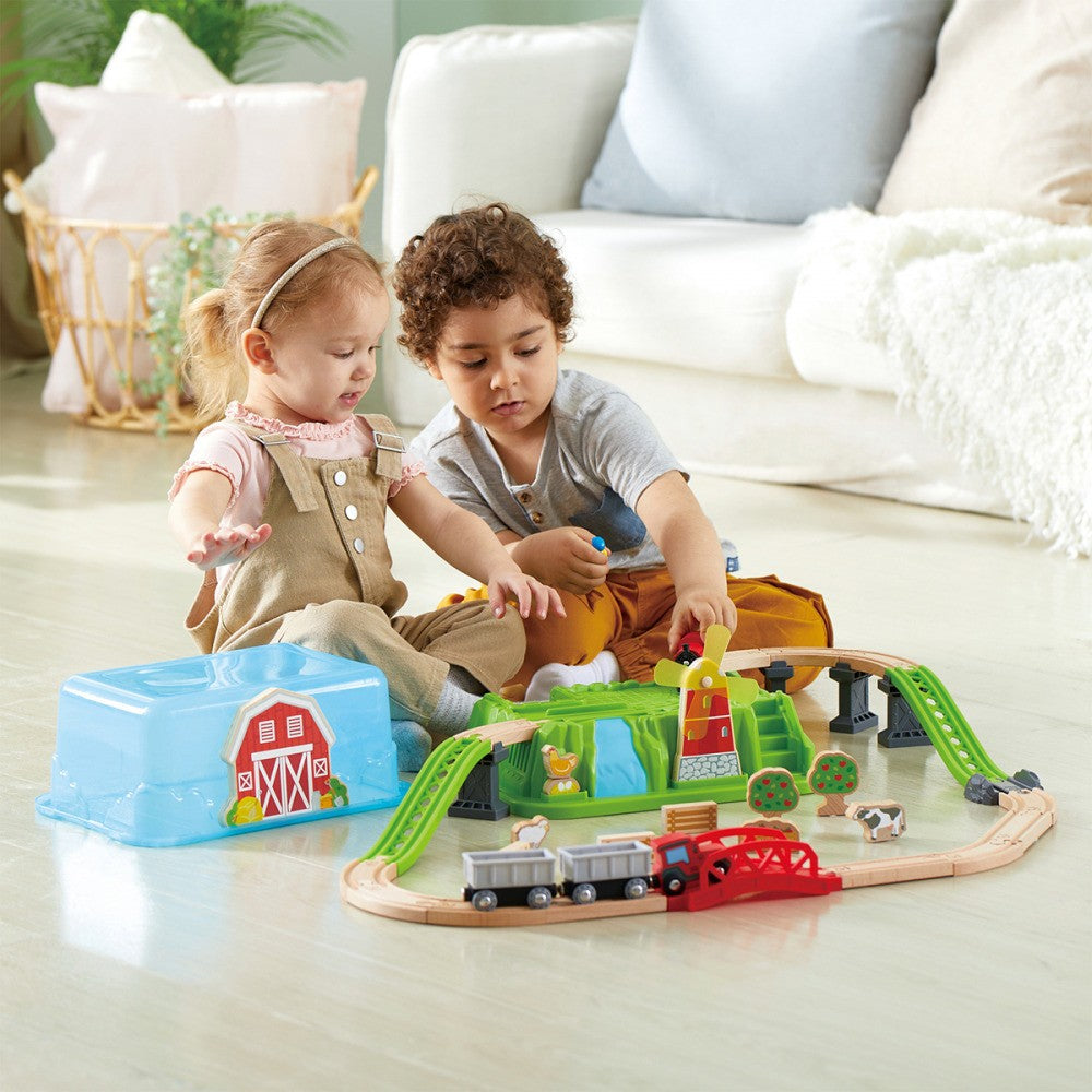 Hape Countryside Train Bucket Set