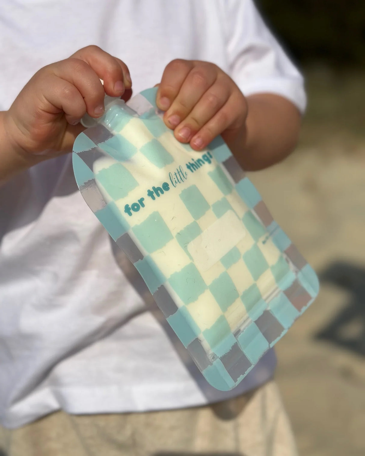 Sinchies Reusable Food Pouches 150ml - 5 Pack - Checkmate Bubblegum