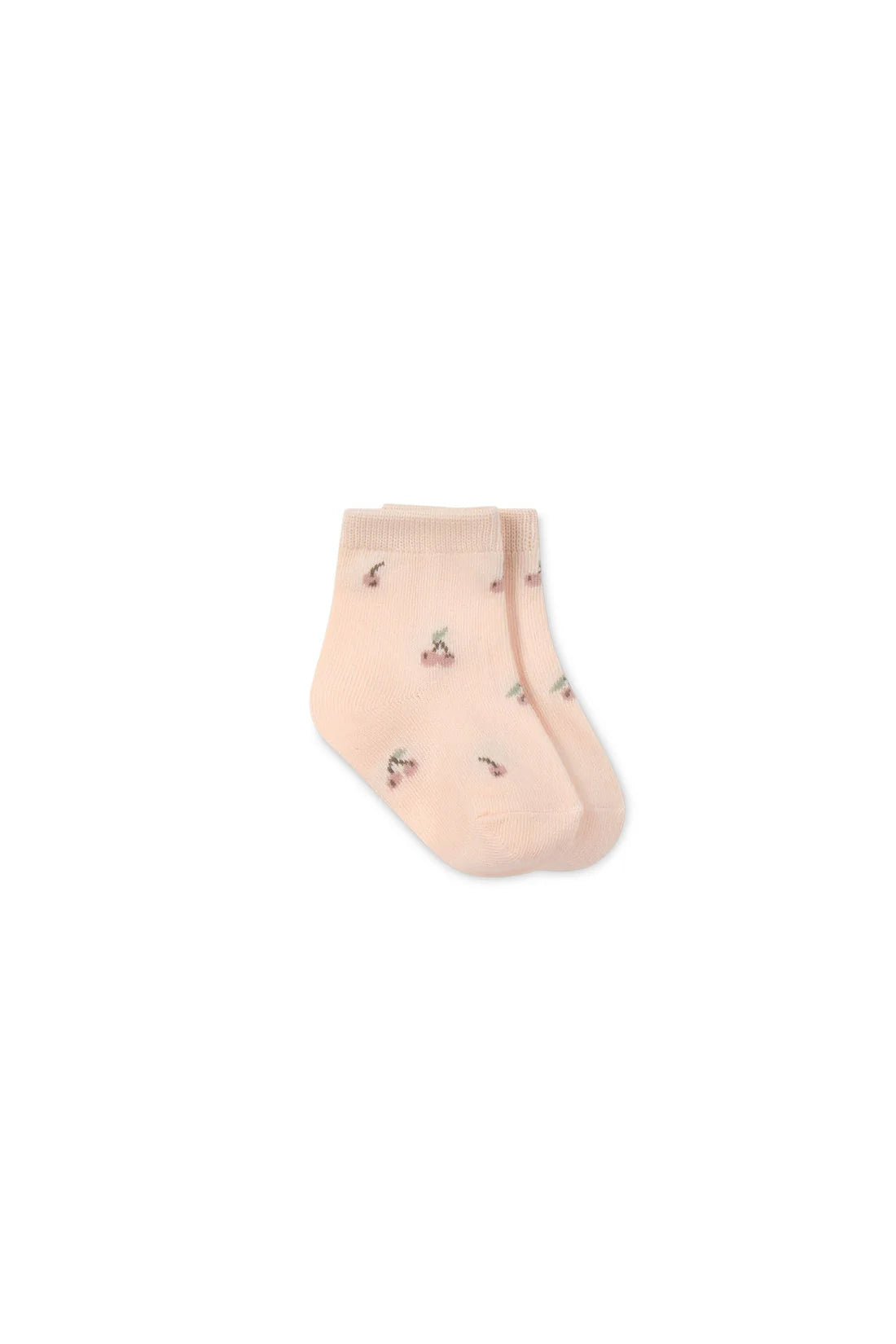 Jamie Kay Floral Sock - Cherry Love