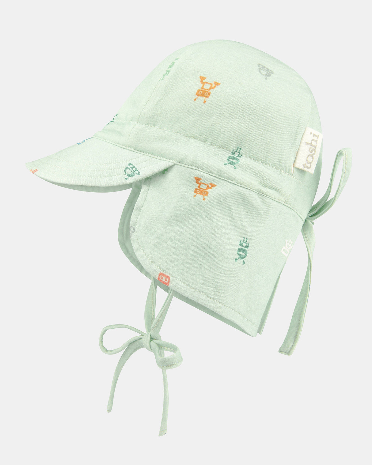 Toshi Bambini Flap Cap - Cyborg Thyme