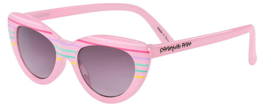 Frankie Ray Kids Sunglasses - Eadie Jelly Pink/Rainbow Stripe