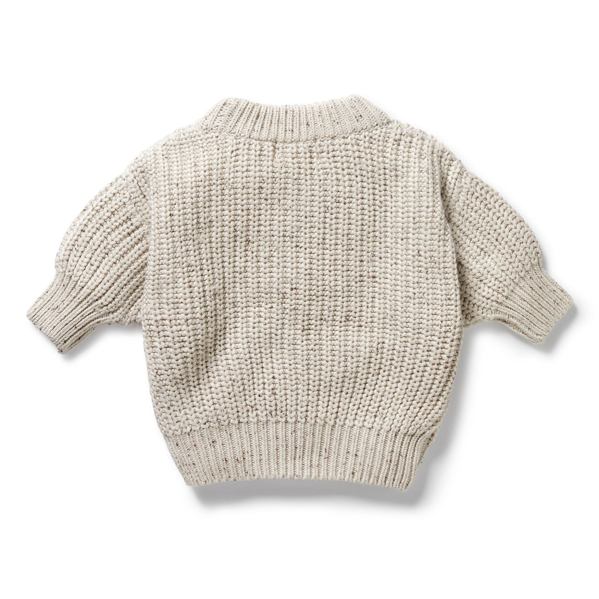 Wilson + Frenchy Organic Knitted Jumper - Cookie and Cream