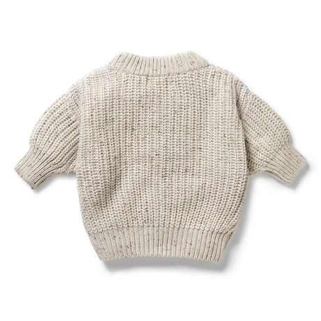 Wilson + Frenchy Organic Knitted Jumper - Cookie and Cream