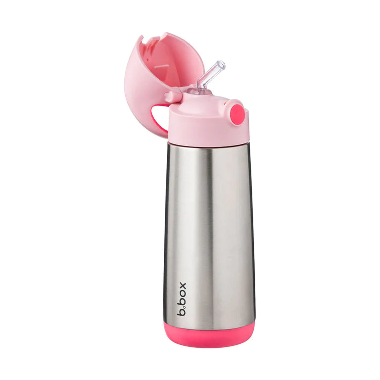 b.box Insulated Drink Bottle 500ml - Flamingo Fizz