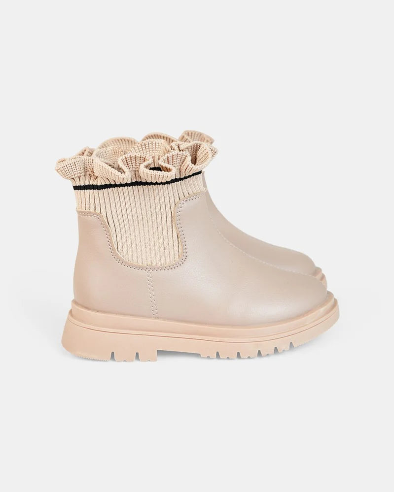 Walnut Flora Boot - Neutral