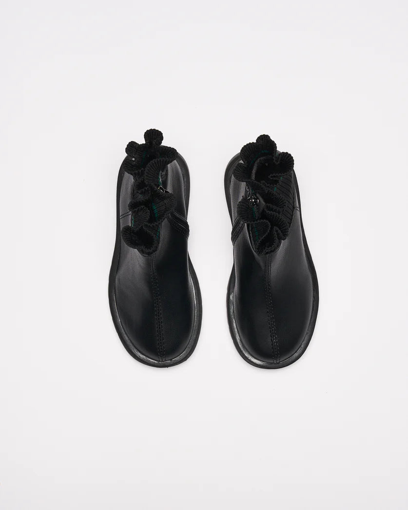 Walnut Flora Boot - Black