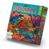 Crocodile Creek Foil Puzzle - Dazzling Dinosaurs