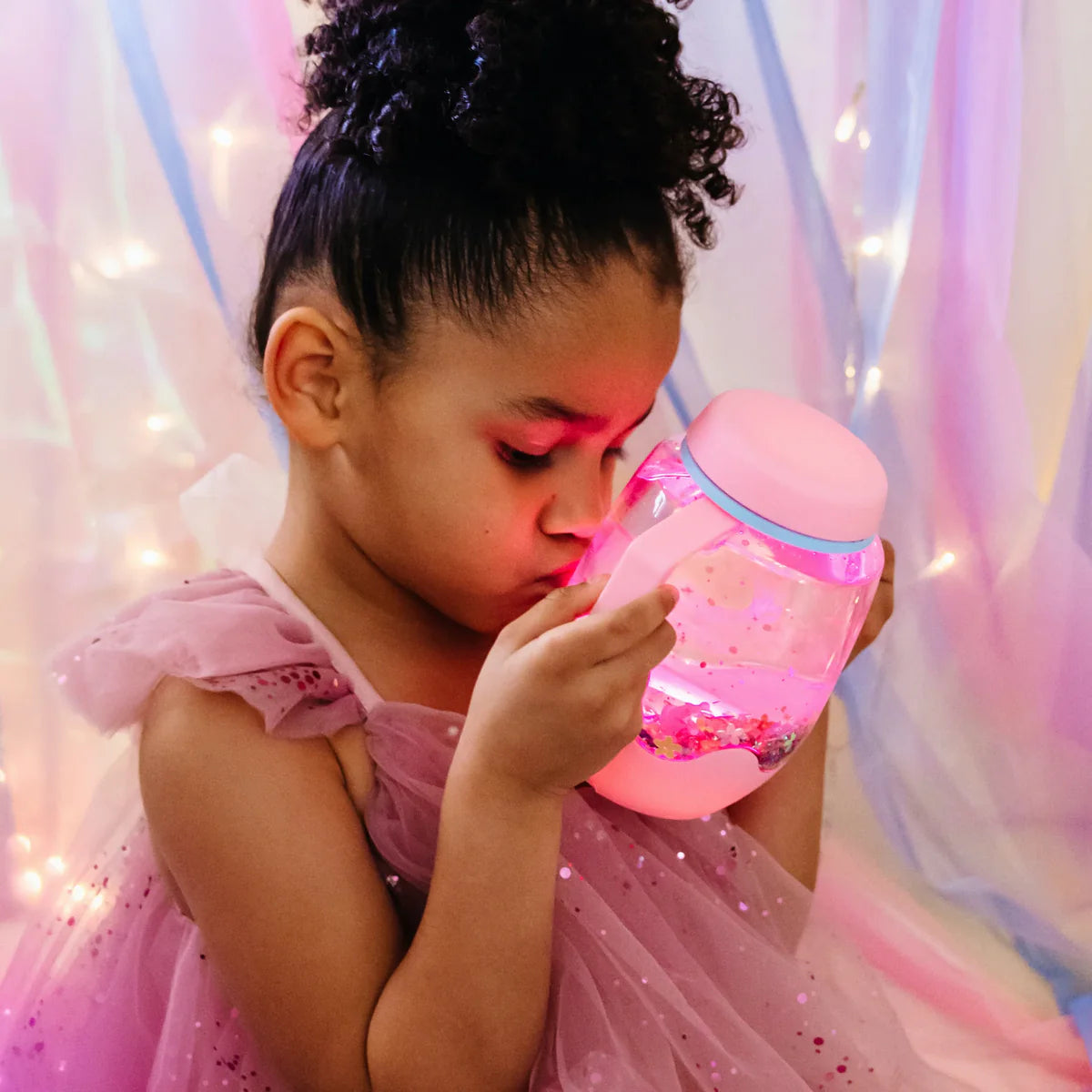 Glo Pals Sensory Play Jar - Pink