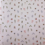 Snuggle Hunny Organic Fitted Cot Sheet - Garden Friends