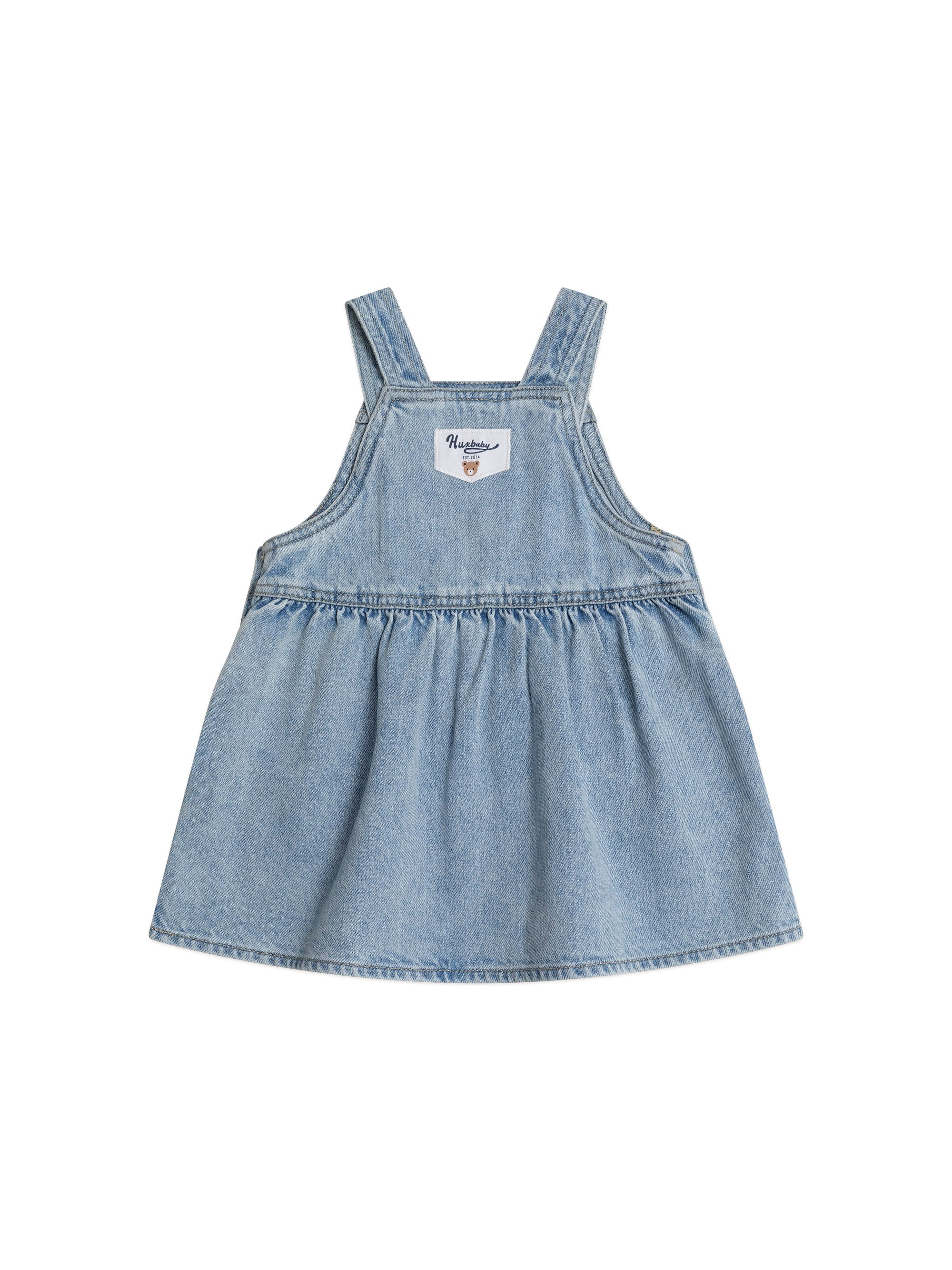 Huxbaby Dreamy Denim Pinafore Dress | Raspberry Lane – Raspberry