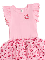 Huxbaby Cherry Pie Rib Tulle Dress