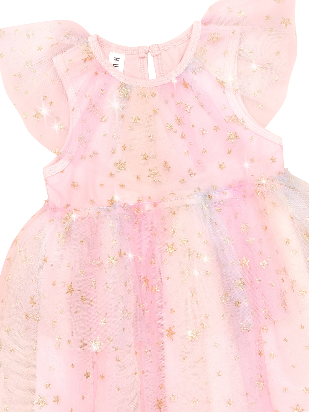 Huxbaby Starry Rainbow Frill Tulle Dress
