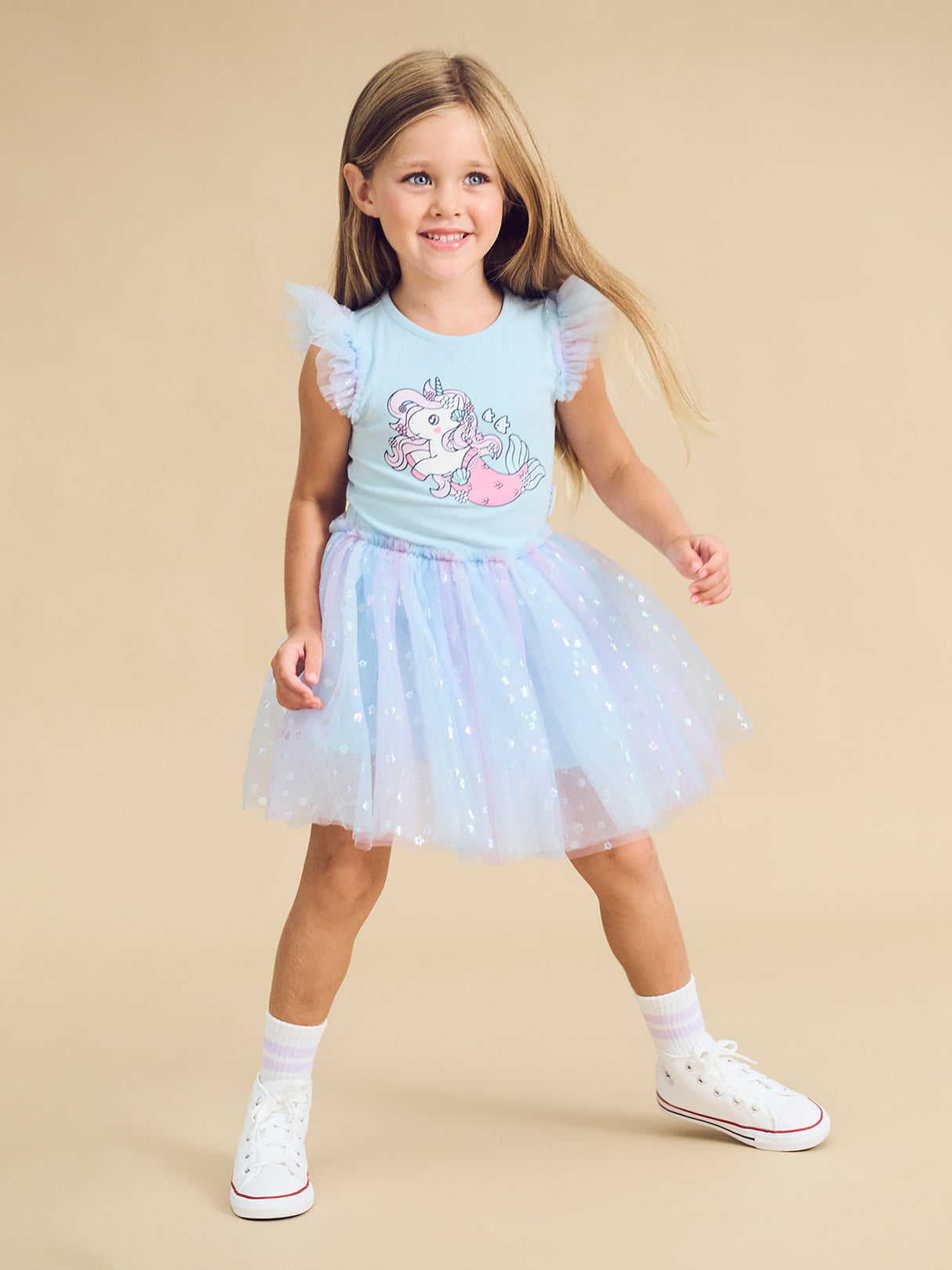 Huxbaby Daisy Seashell Ballet Dress