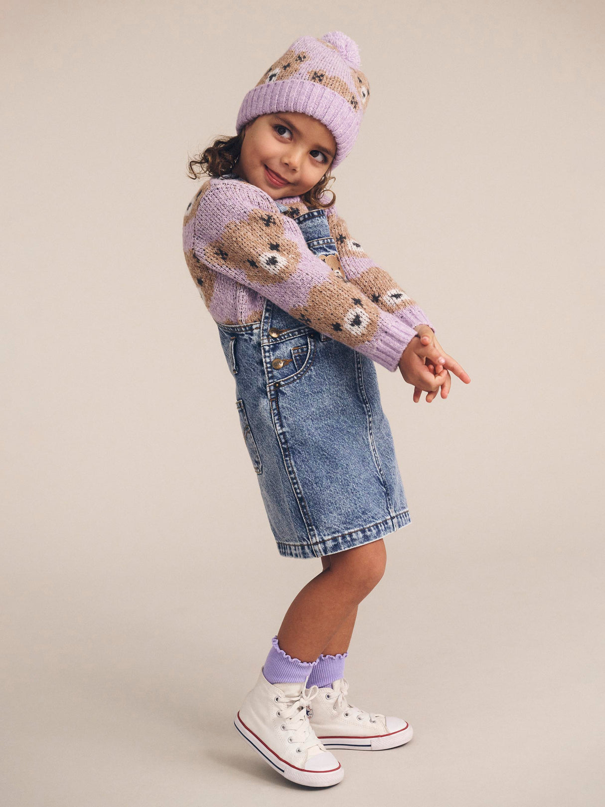 Huxbaby Dreamy Denim Pinafore