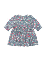 Huxbaby Vintage Strawberry Collar Dress Dusty Blue