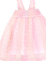 Huxbaby Sweetheart Shirred Tulle Dress