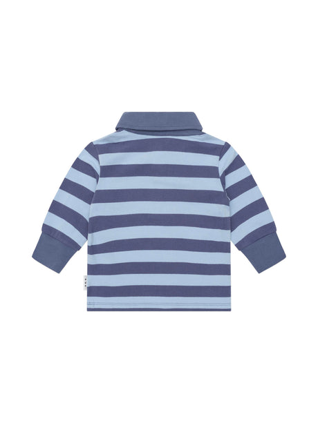 Huxbaby Peeping Hux Blue Stripe Polo