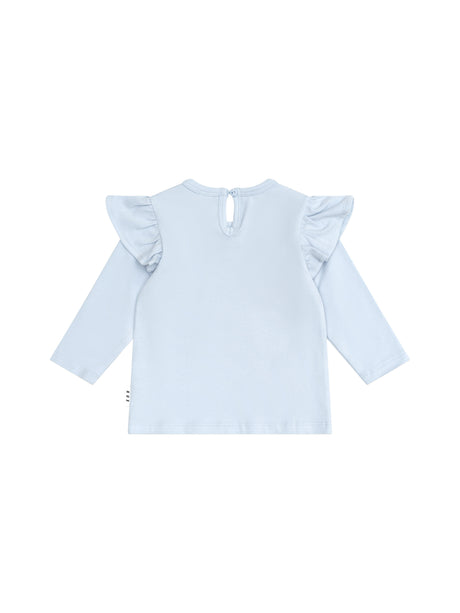 Huxbaby Rainbow Unicorn Frill Top