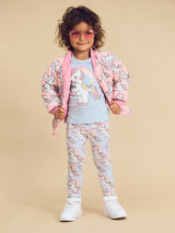 Huxbaby Rainbow Unicorn Frill Top
