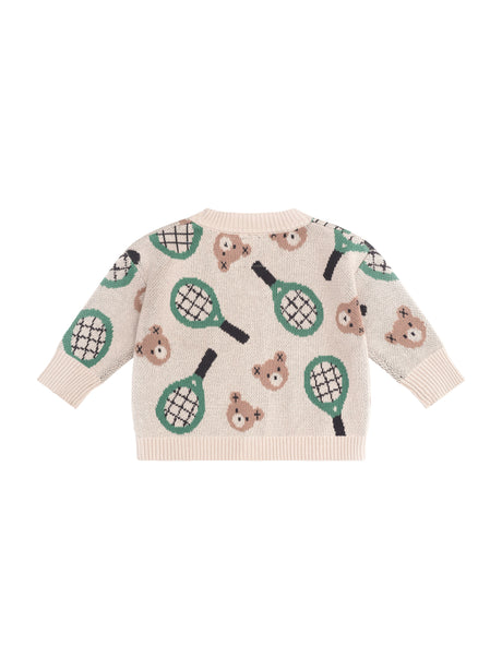 Huxbaby Tennis Boxy Cardi