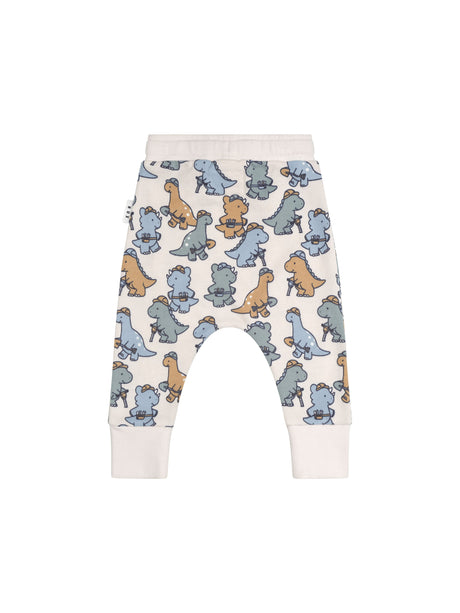 Huxbaby Construction Dinos Drop Crotch Pant